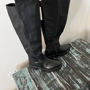 Brand New Knee High Black Boots